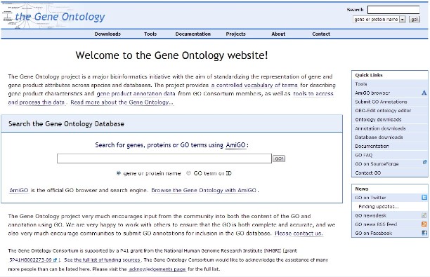 Gene Ontology(GO)简介与使用介绍