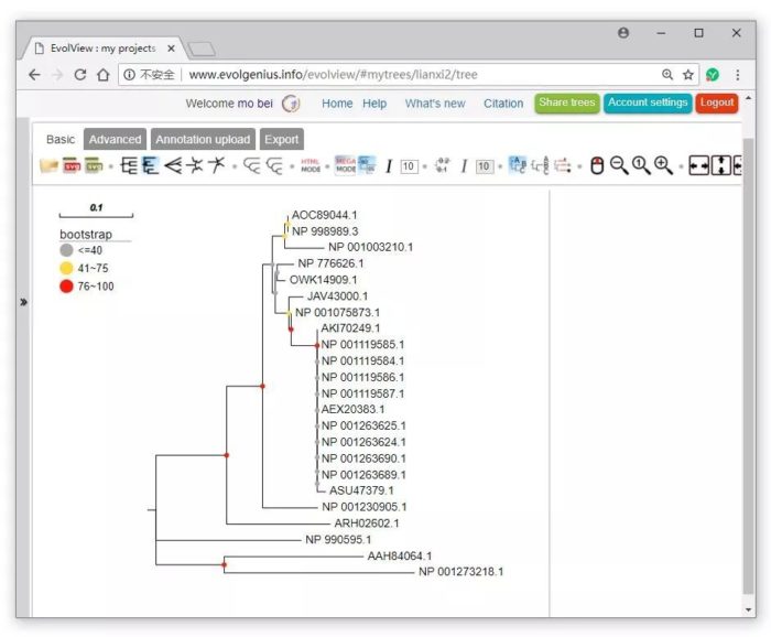 EvolView: 进化树+条形图：“组合图”的绘制